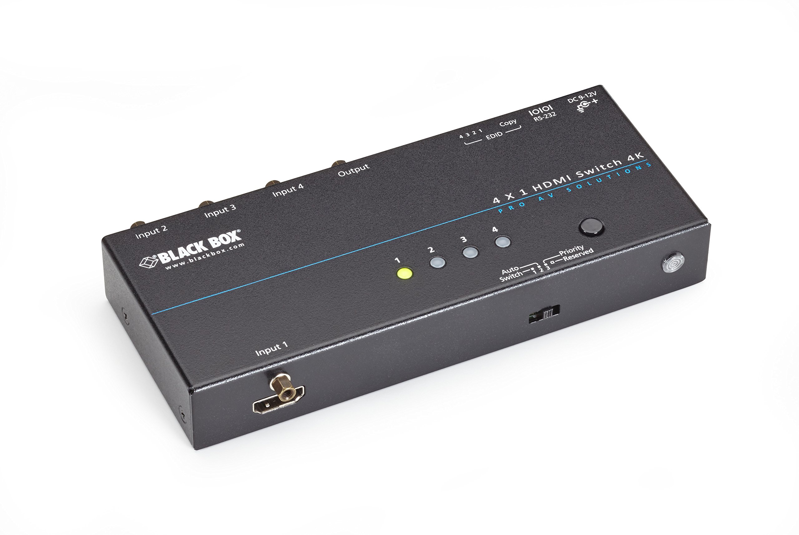 Blackbox VSW-HDMI4X1-4K 4K HDMI スイッチ Amazon.co.jp: Black Box 4x1 4K HDMIスイッチ : 家電＆カメラ